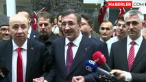 Cumhurbaşkanı Yardımcısı Yılmaz, 15 Temmuz Anıtı'na çelenk bıraktı