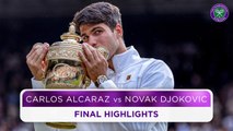 Carlos Alcaraz vs Novak Djokovic (6-2, 6-2, 7-6) | Wimbledon 2024 | Final