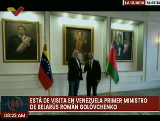 Canciller de la República Yván Gil recibió al primer ministro de Belarús Román Golovchenko
