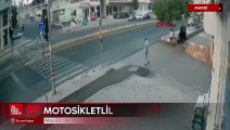 Mardin'de motosikletlilerin çarpıştığı kaza kamerada