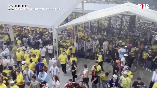 Incidentes en la previa de la final de la Copa América