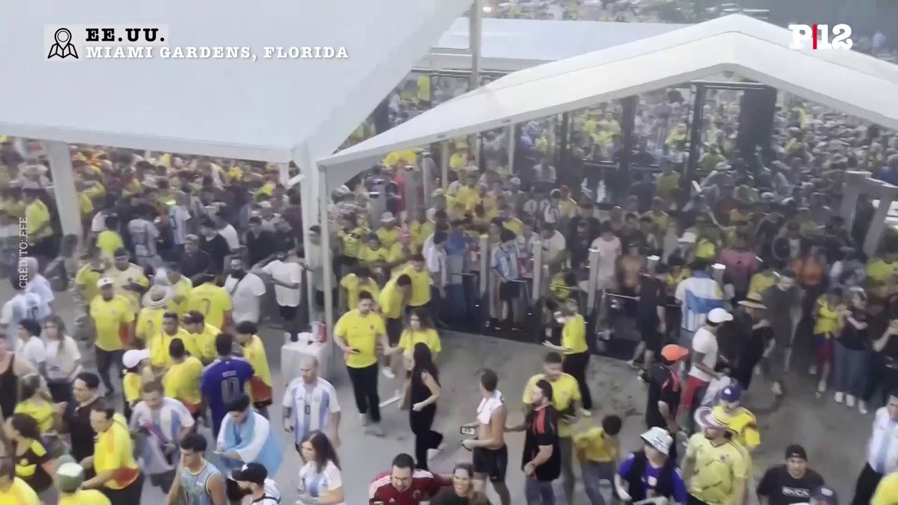 Incidentes en la previa de la final de la Copa América