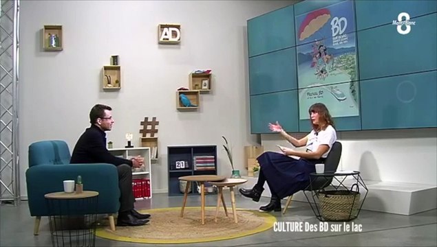 Interview TV8 Mont Blanc à propos du Festival BD d'Aix-les-Bains 2019