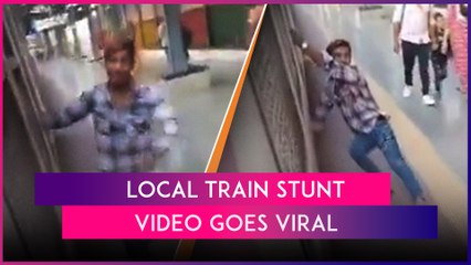 Mumbai: Man Performs Dangerous Stunt While Boarding Local Train, RPF Directed To Register Case