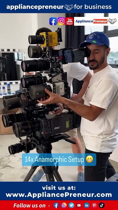 Cinematic Splendor of the 14X Anamorphic Setup #filmmaking This immersive experience transcends traditional viewing, offering a glimpse into the world of unparalleled cinematic brilliance. Explore the mesmerizing b