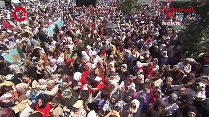 Erdoğan: "15 Temmuz'a tiyatro diyenleri kıyamete kadar affetmeyeceğiz..."