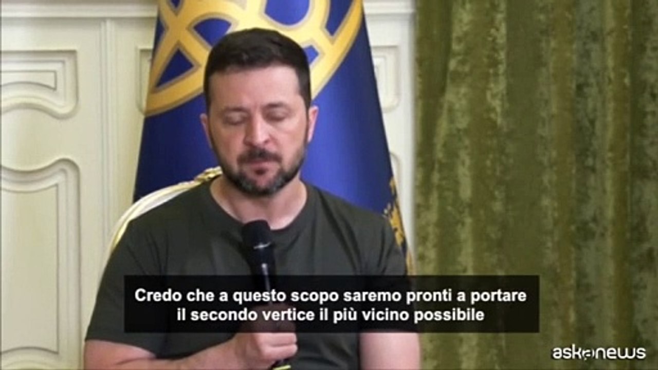 Zelensky apre alla presenza della Russia al prossimo vertice di pace
