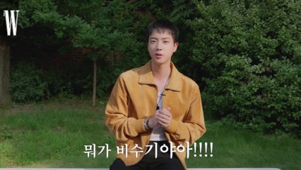BTS Jin Q&A Ask Anything for W Korea ENG SUB