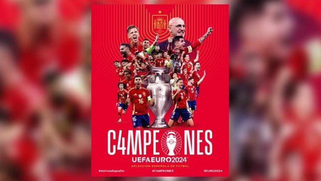 Spain win European Championships for a record fourth time whilst Gareth Southgate’s England bow out in final with a whimper
