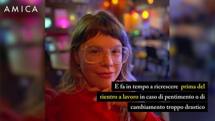 Frangetta micro per l'estate: il dettaglio anti-caldo