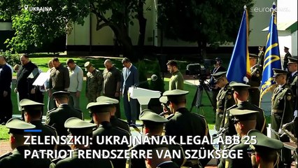 Zelenszkij: Ukrajnának minimum 25 Patriot légvédelmi rendszerre van szüksége