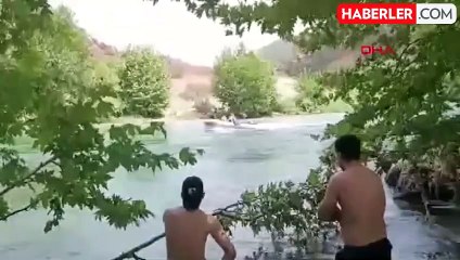 Dicle Nehri Kenarında Mahsur Kalan 10 Kişi Kurtarıldı