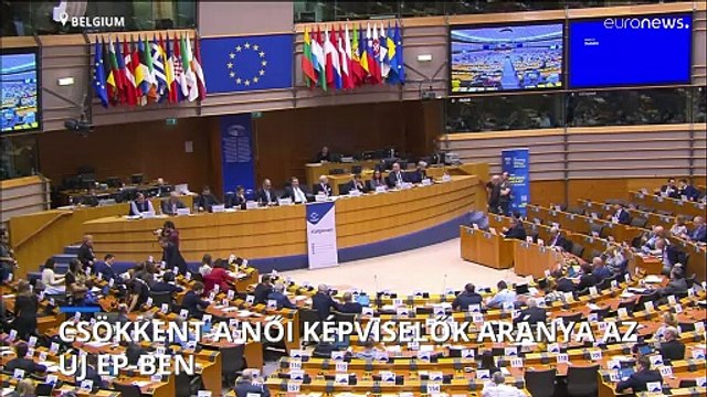 45 év alatt most először csökkent a nők aránya az Európai Parlamentben