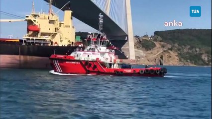 İstanbul Boğazı’nda sürüklenen gemi demirletildi