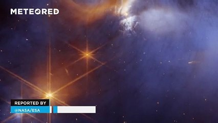 An impressive image captured by the James Webb telescope shows the star-forming region Chameleon I