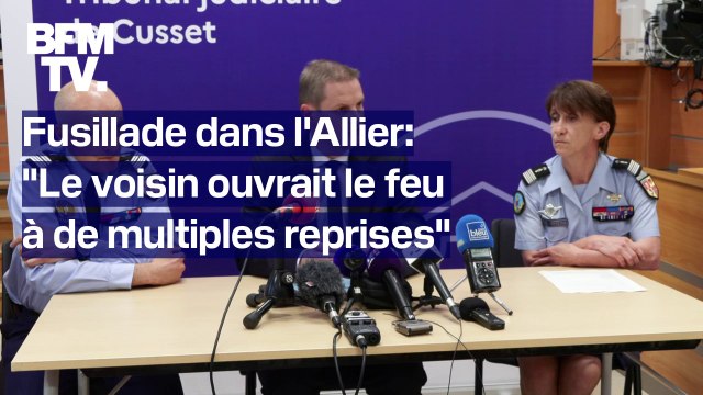 Portrait de l'assaillant, fusil à pompe, perquisition... La conférence de presse du procureur de Cusset en intégralité