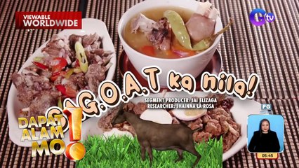 Tuhod ng kambing, bida sa ilang putahe | Dapat Alam Mo!