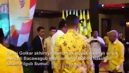 Golkar Tunjuk Bupati Asahan jadi Bacalon Wagub Sumut, Bobby: Ada Titik Terang