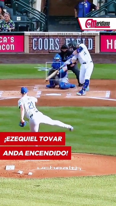 ¡Ezequiel Tovar fue el venezolano de la semana en la MLB!