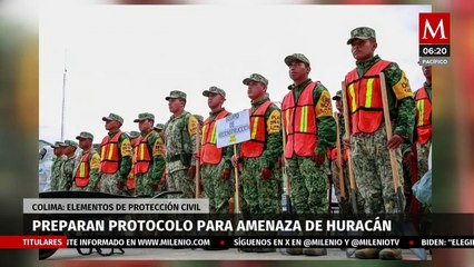 Protección Civil Colima presentó el protocolo ante la amenaza de huracán en el estado