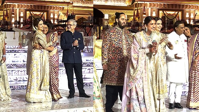 Anant Radhika Reception Day 2: Nita Mukesh Ambani Hugs Samdhan Shaila Merchant Video Viral...|
