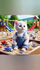 cute cat kidnapped , cat father fights