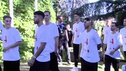 Pedro Sánchez recibe a los campeones de Europa