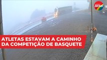 VÍDEO mostra ACIDENTE que matou ATLETAS de BASQUETE no RS