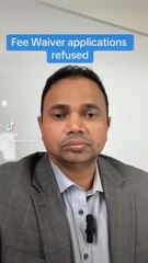 Fee Waiver applications refused from PBS applicants