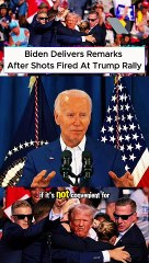 Biden Delivers Remarks After Shots Fired at Trump Rally