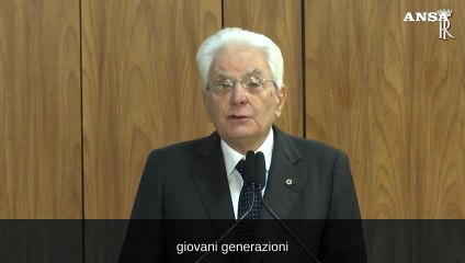 Mattarella in Brasile: "Impegno italiano per l'alleanza contro la fame"