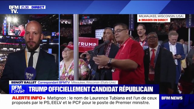 États-Unis: Donald Trump choisi par le Parti républicain pour être candidat à la présidentielle