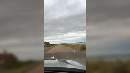 Chinook helicopter spotted flying over Sandwich close to Kent coastline