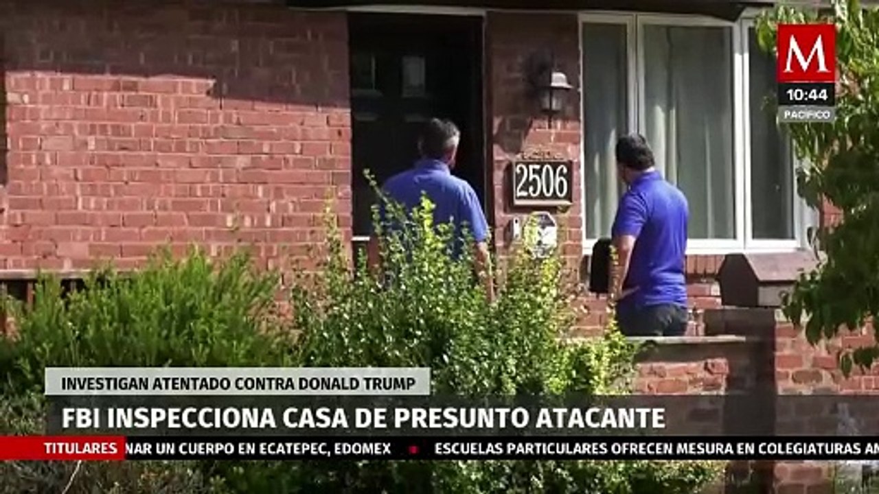 FBI investiga casa de Thomas Matthew Crooks, presunto atacante de Donald Trump