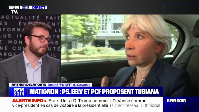 Une femme de compromis et de consensus : Arthur Delaporte (PS) évoque le profil de Laurence Tubiana, proposée par le Parti socialiste, les Écologistes et le Parti communiste pour Matignon