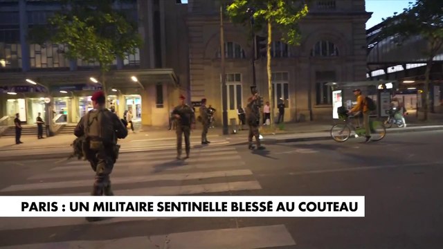 Un militaire de l'opération Sentinelle blessé à l'arme blanche à Gare de l'Est