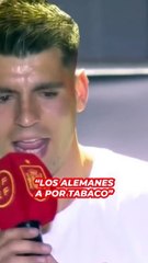 Morata sobre Fabián: "Mandó a los alemanes a por tabaco"