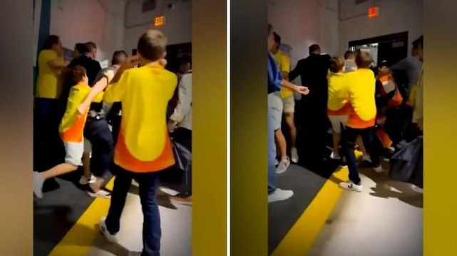 Il presidente della Federcalcio colombiana aggredisce il personale di sicurezza dello stadio