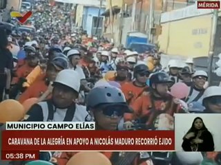 Merideños expresan su respaldo al candidato presidencial Nicolás Maduro