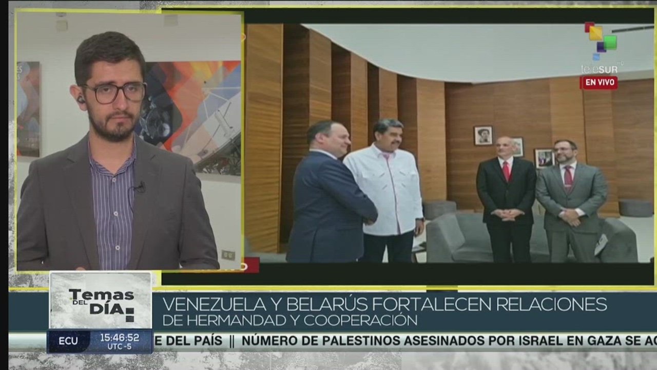 Venezuela y Belarús afianzan relaciones bilaterales