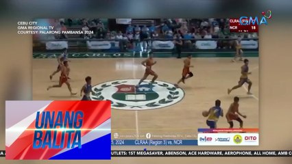 Finals match ng secondary boys sa Palarong Pambansa, naantala dahil sa away | Unang Balita