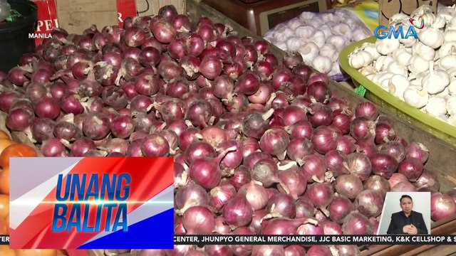 Presyo ng sibuyas sa Blumentritt Market, halos walang paggalaw | Unang Balita