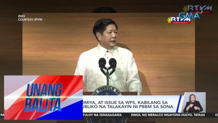 Inflation, ekonomiya, at issue sa WPS, kabilang sa mga gusto ng publiko na talakayin ni PBBM sa SONA | Unang Balita