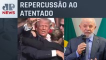 Lula diz que atentado a Trump “empobrece a democracia”
