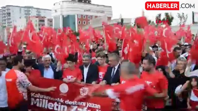 15 Temmuz Demokrasi ve Milli Birlik Günü'nde Doğu ve Güneydoğu Anadolu'da Etkinlikler Gerçekleştirildi
