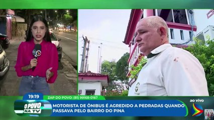 Motorista é agredido a pedradas no bairro do Pina, na Zona Sul do Recife