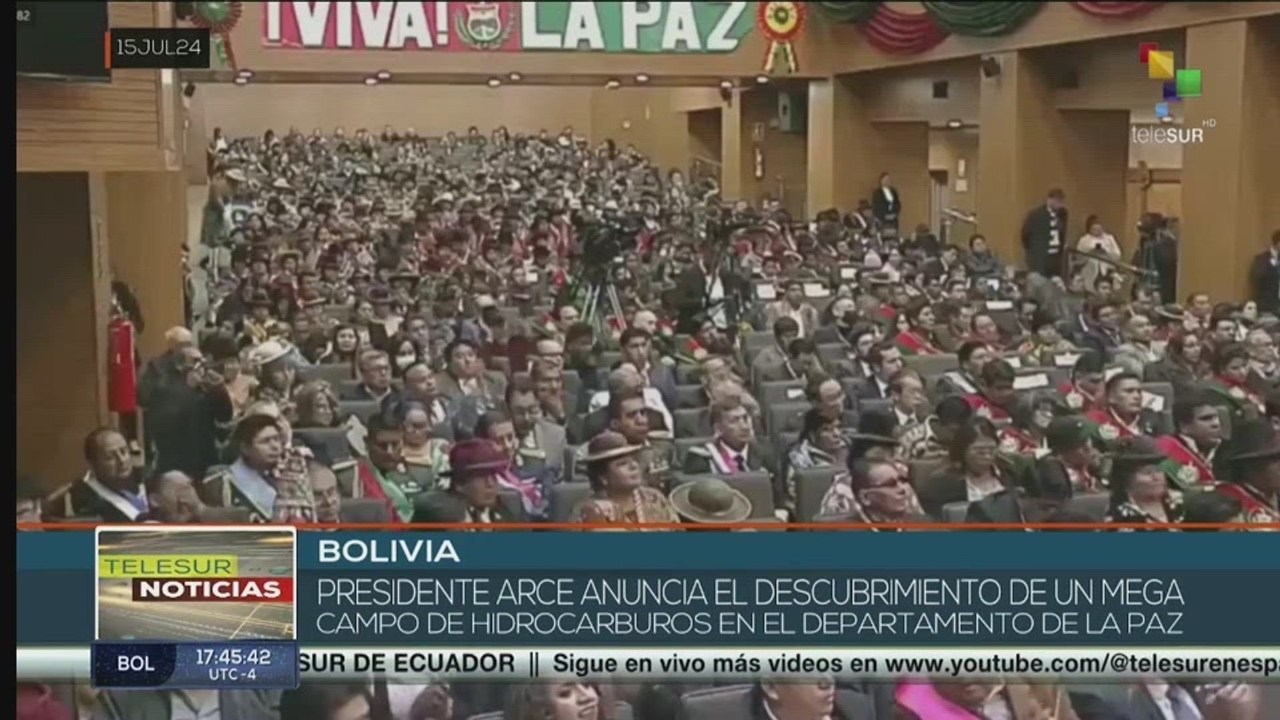 El Pdte. de Bolivia anunció el descubrimiento de un mega campo de hidrocarburos