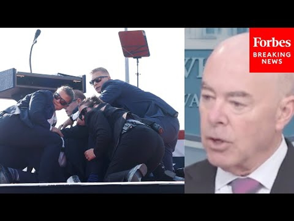 'Where Do You See The Breakdown?': Reporters Grill Sec. Mayorkas After Trump Assassination Attempt