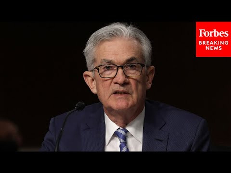 Fed Chair Jerome Powell Discusses The Economy Amid Inflation Slowing