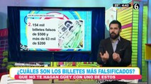 ¿Cuáles son los billetes más falsificados?